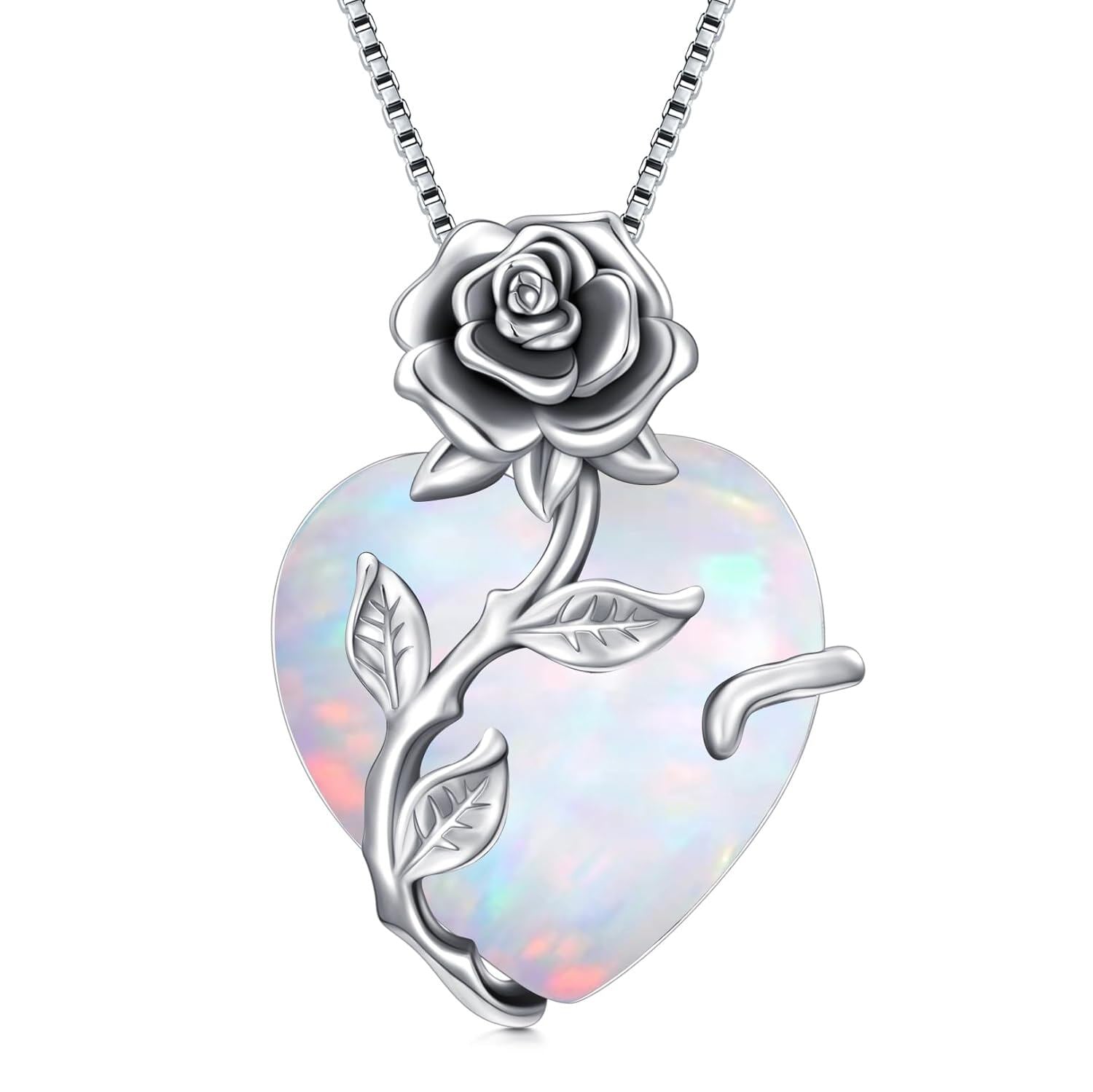 The Aquamarine Rose Heart