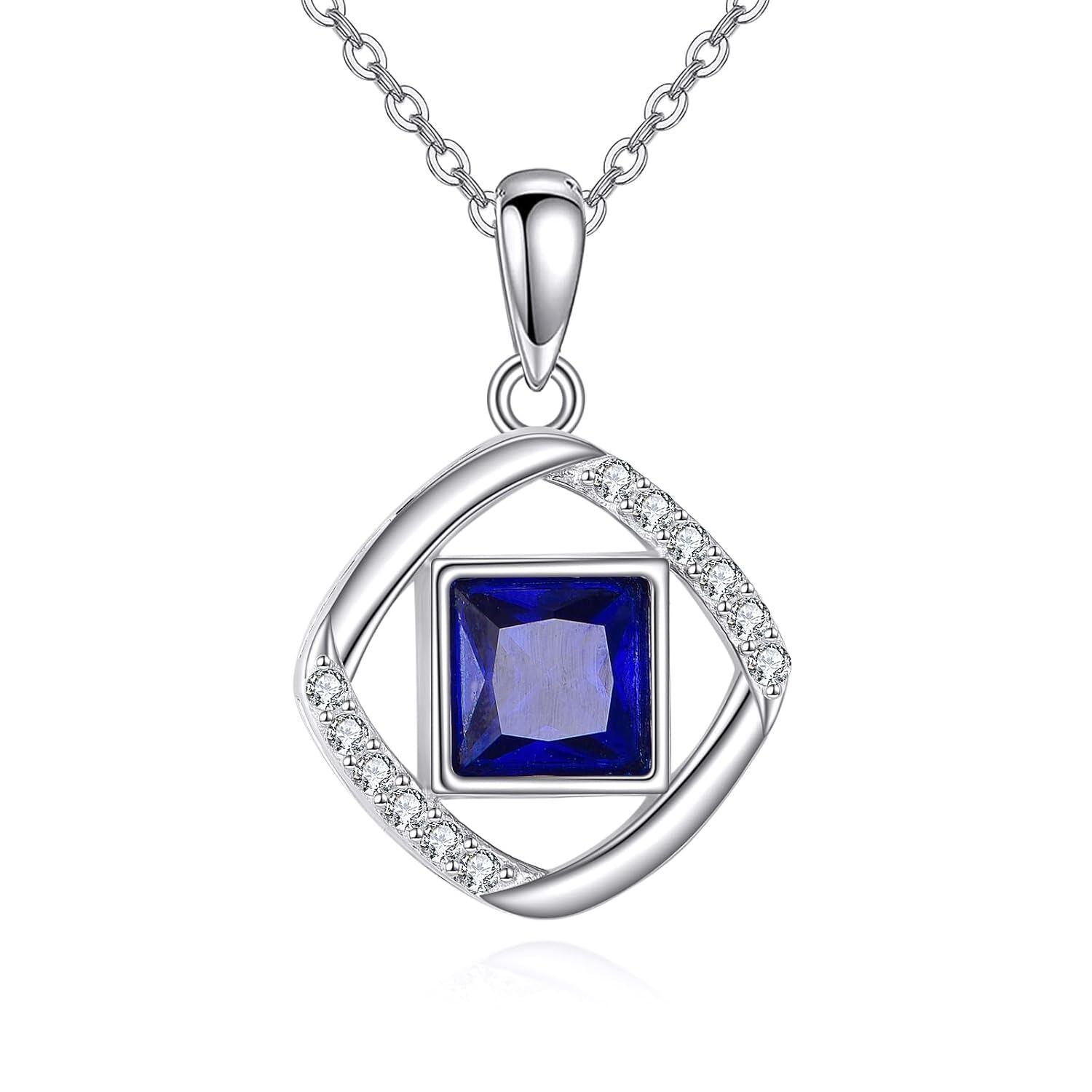 The Azure Carré Pendant