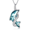 Dolphin Crystal Pendant Necklace